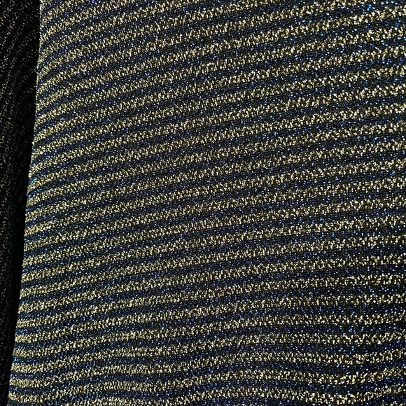 Endless Rose - Long Sleeve Sparkly Black and Blue Romper - Size Small - Picture 6 of 8